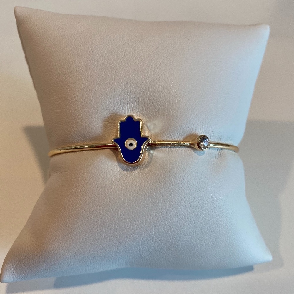 Evil eye Hamsa bangle  #0007